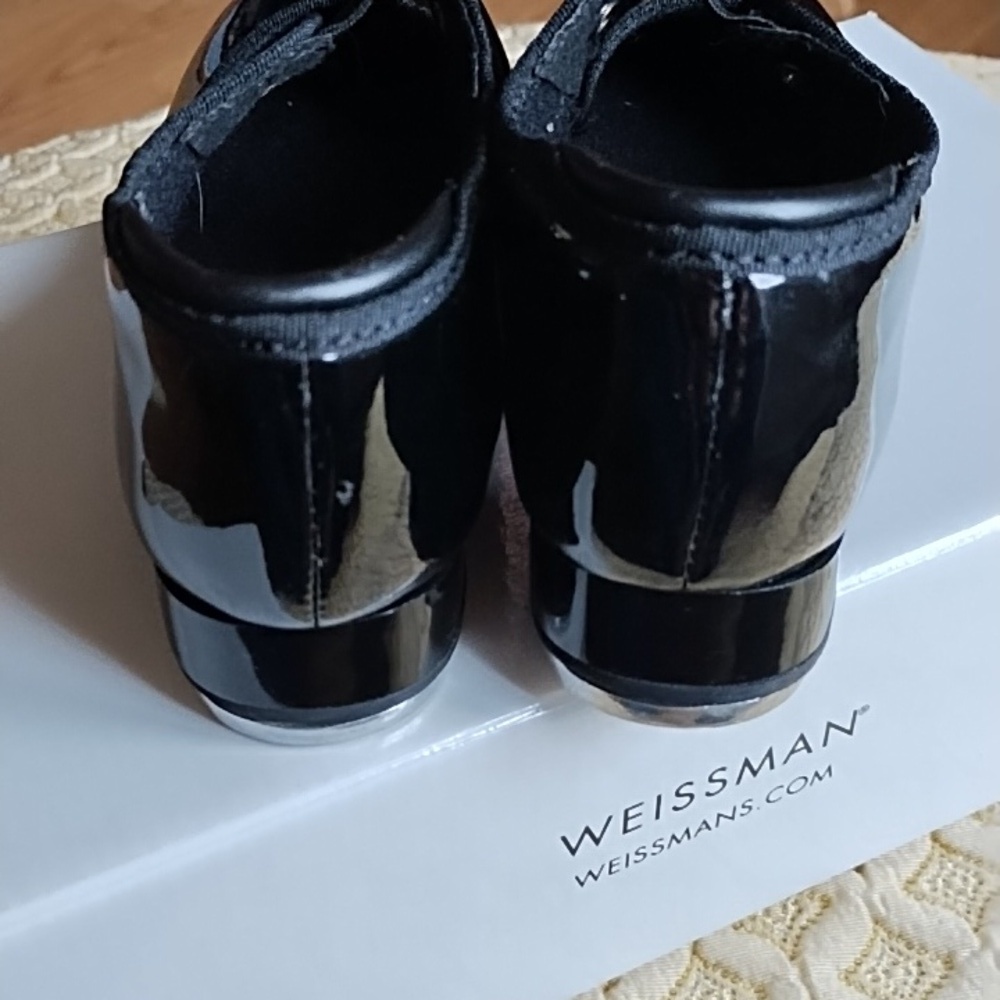 Weissman Black Ribonnette Tap Shoes - Picture 5 of 9